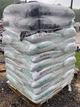 bags of landscaping rock